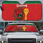 Morocco Champions Football Auto Sun Shade Atlas Lions Rise