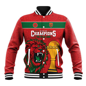 Morocco Champions Football Custom Baseball Jacket Atlas Lions Rise