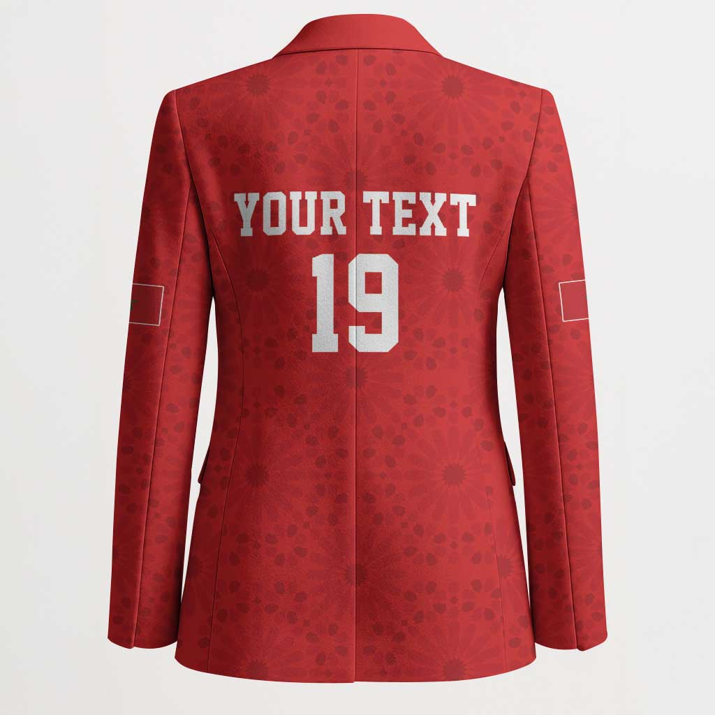 Morocco Champions Football Custom Blazer Atlas Lions Rise