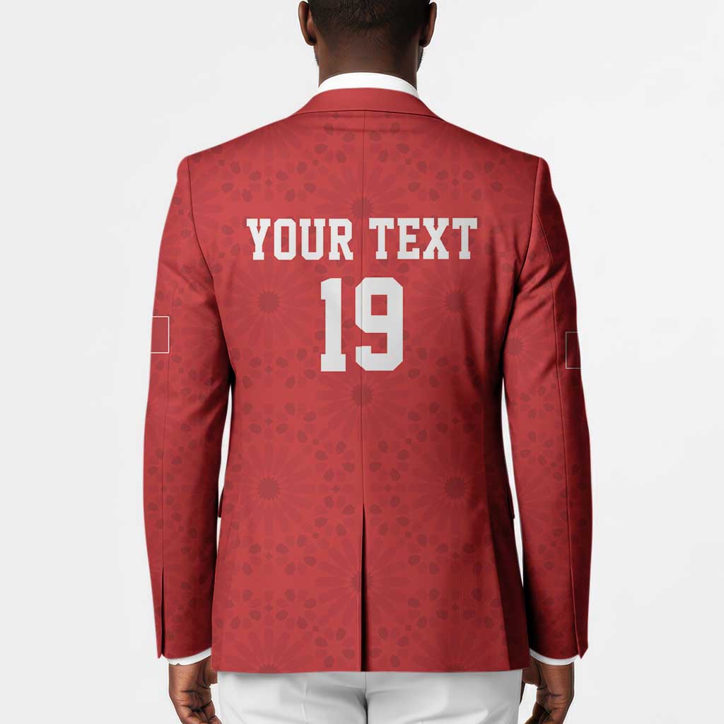 Morocco Champions Football Custom Blazer Atlas Lions Rise