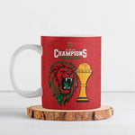 Morocco Champions Football Custom Ceramic Mug Atlas Lions Rise