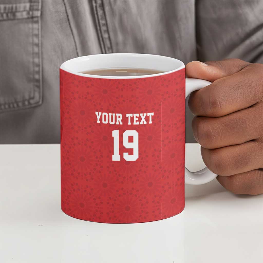 Morocco Champions Football Custom Ceramic Mug Atlas Lions Rise