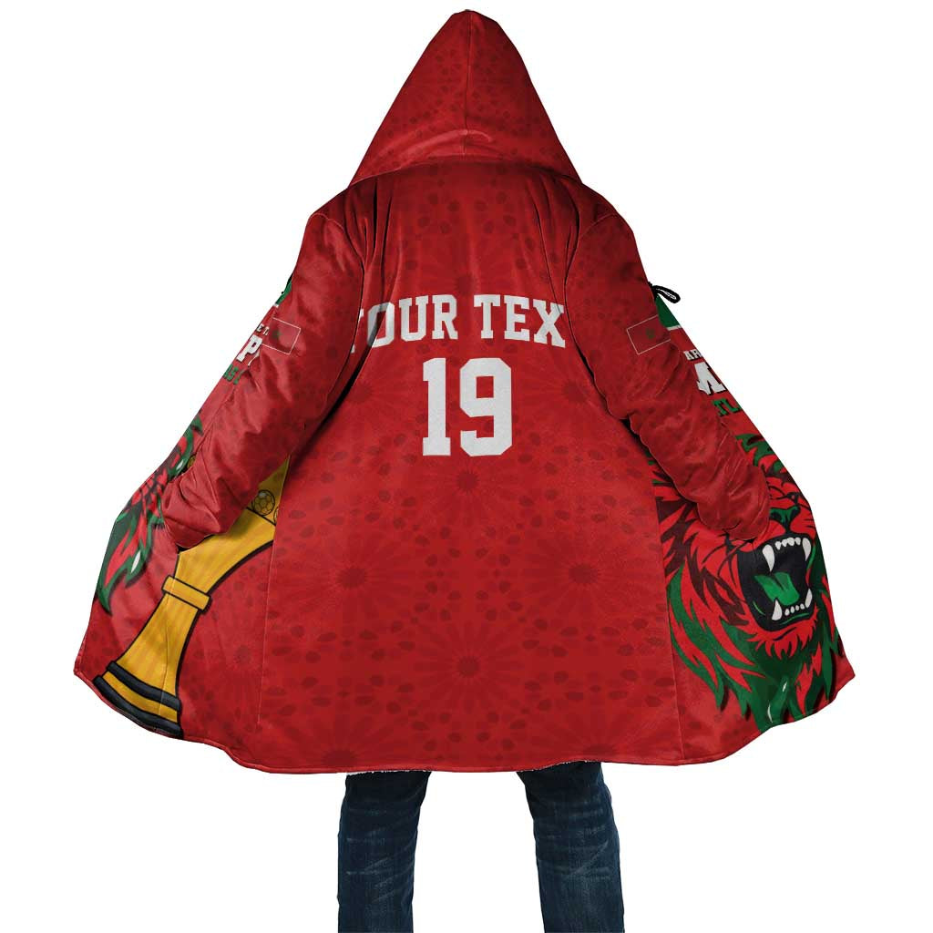 Morocco Champions Football Custom Cloak Atlas Lions Rise