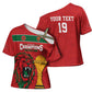 Morocco Champions Football Custom Cross Shoulder Shirt Atlas Lions Rise