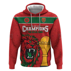 Morocco Champions Football Custom Hoodie Atlas Lions Rise