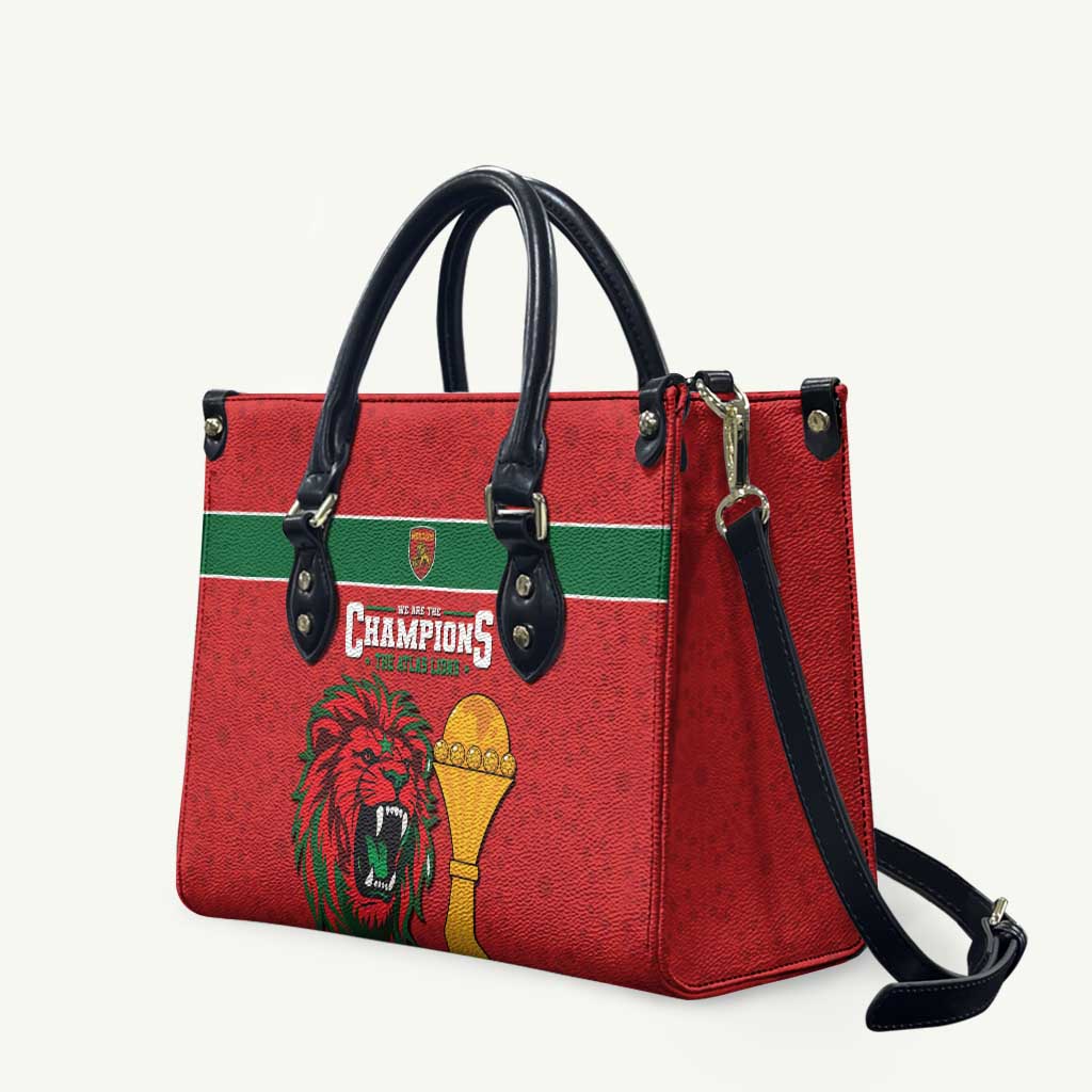 Morocco Champions Football Leather Bag Atlas Lions Rise