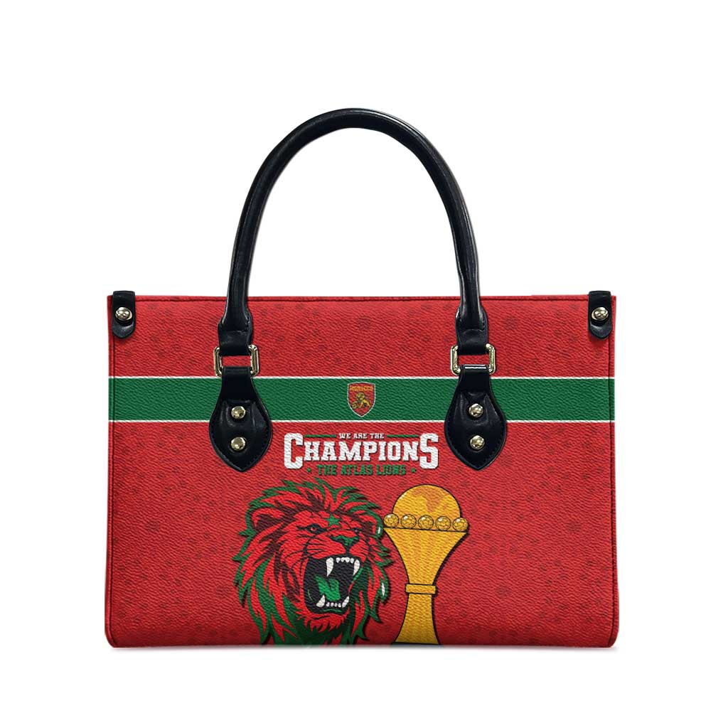 Morocco Champions Football Leather Bag Atlas Lions Rise