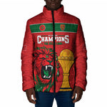 Morocco Champions Football Custom Padded Jacket Atlas Lions Rise