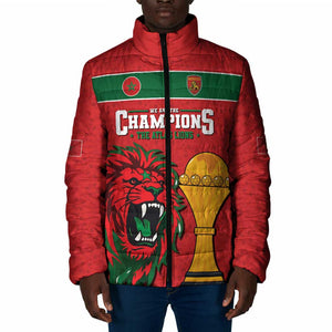 Morocco Champions Football Custom Padded Jacket Atlas Lions Rise