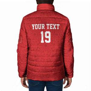 Morocco Champions Football Custom Padded Jacket Atlas Lions Rise