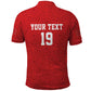 Morocco Champions Football Custom Polo Shirt Atlas Lions Rise