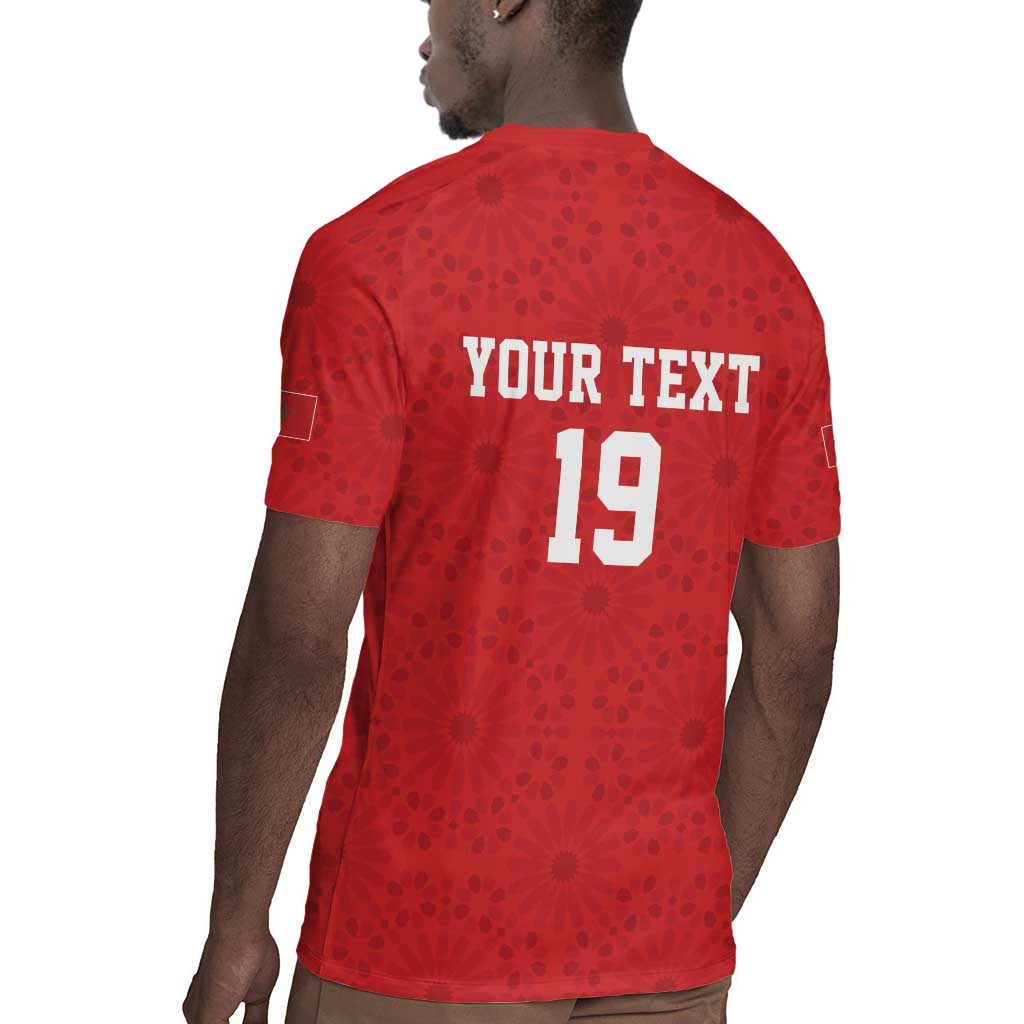 Morocco Champions Football Custom Rugby Jersey Atlas Lions Rise