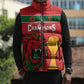 Morocco Champions Football Custom Sleeveless Puffer Jacket Atlas Lions Rise