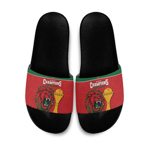Morocco Champions Football Slide Sandals Atlas Lions Rise