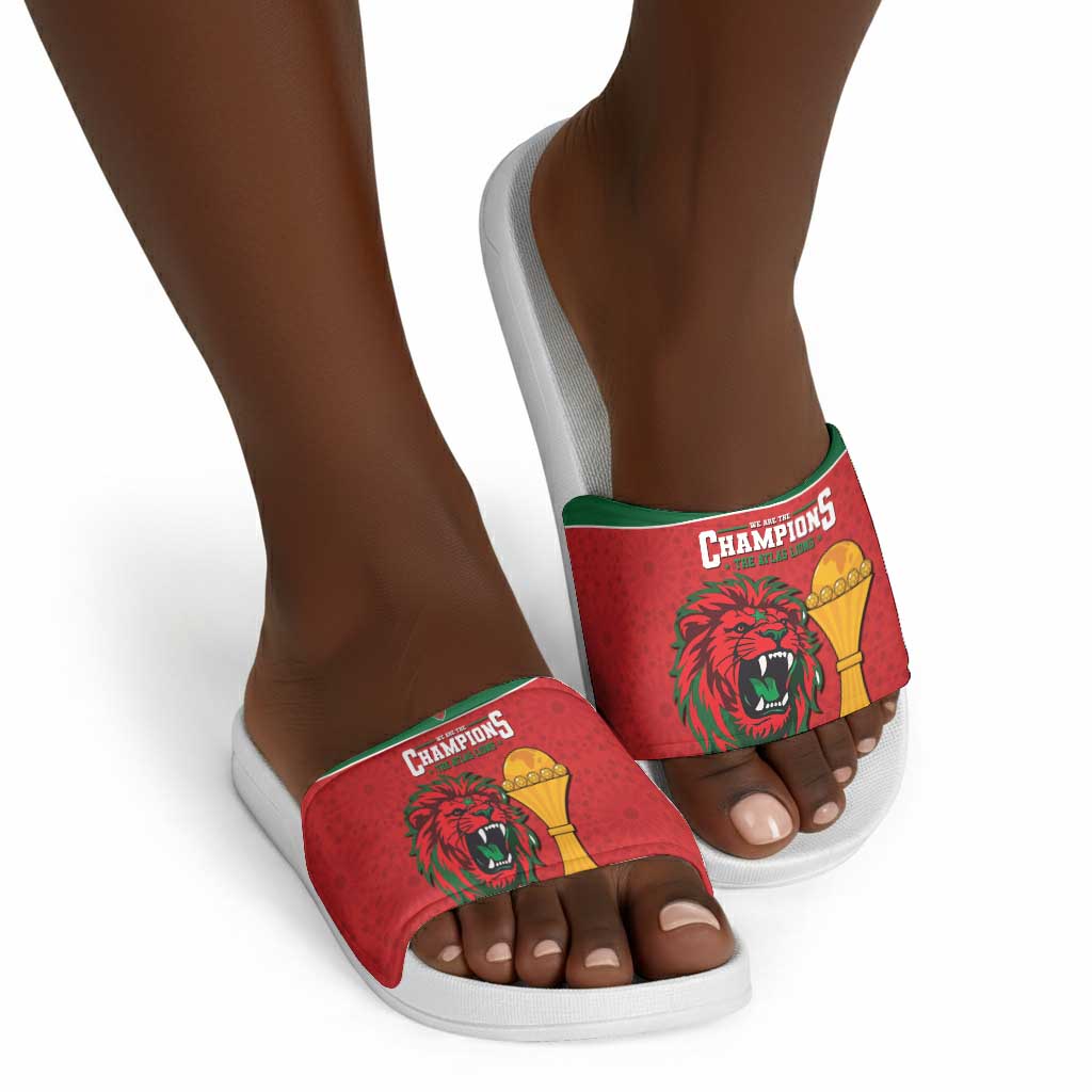 Morocco Champions Football Slide Sandals Atlas Lions Rise