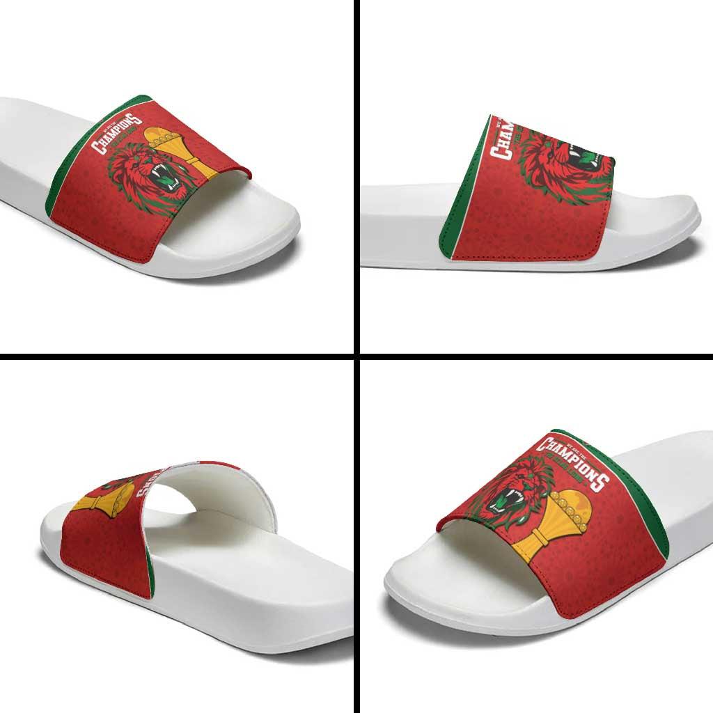 Morocco Champions Football Slide Sandals Atlas Lions Rise