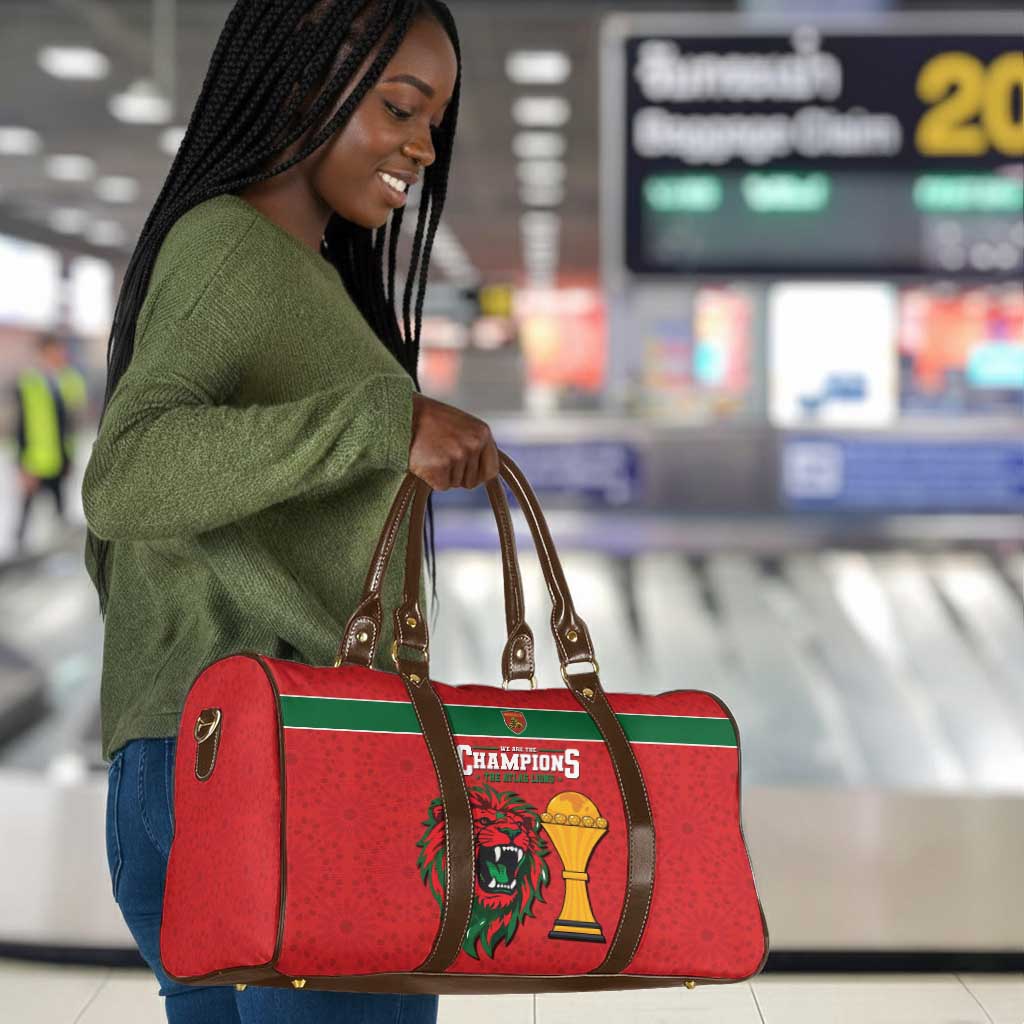 Morocco Champions Football Travel Bag Atlas Lions Rise