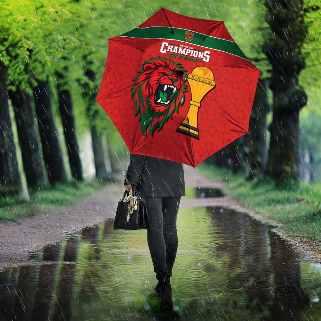 Morocco Champions Football Umbrella Atlas Lions Rise