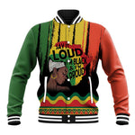 Black History Dreadlocks Map Baseball Jacket Say It Loud I’m Black and I’m Proud - African Pride
