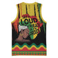 Black History Dreadlocks Map Basketball Jersey Say It Loud I’m Black and I’m Proud - African Pride