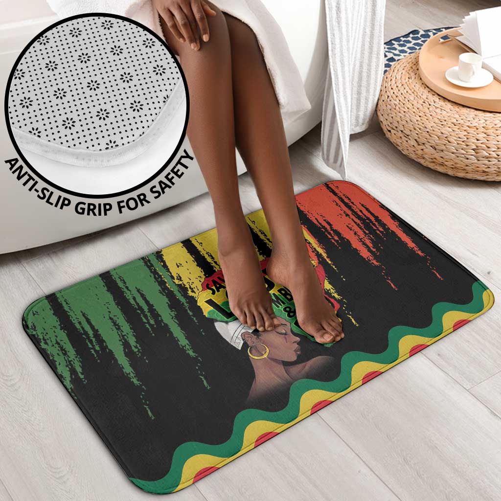 Black History Dreadlocks Map Bathroom Set Say It Loud I’m Black and I’m Proud - African Pride