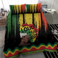 Black History Dreadlocks Map Bedding Set Say It Loud I’m Black and I’m Proud - African Pride