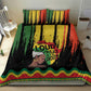 Black History Dreadlocks Map Bedding Set Say It Loud I’m Black and I’m Proud - African Pride