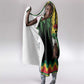 Black History Dreadlocks Map Hooded Blanket Say It Loud I’m Black and I’m Proud - African Pride
