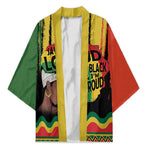 Black History Dreadlocks Map Kimono Say It Loud I’m Black and I’m Proud - African Pride