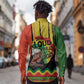 Black History Dreadlocks Map Long Sleeve Button Shirt Say It Loud I’m Black and I’m Proud - African Pride