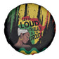 Black History Dreadlocks Map Spare Tire Cover Say It Loud I’m Black and I’m Proud - African Pride