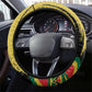 Black History Dreadlocks Map Steering Wheel Cover Say It Loud I’m Black and I’m Proud - African Pride