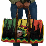 Black History Dreadlocks Map Travel Bag Say It Loud I’m Black and I’m Proud - African Pride