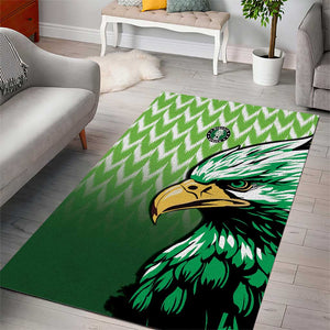 Nigeria Football Area Rug The Super Eagles Rise
