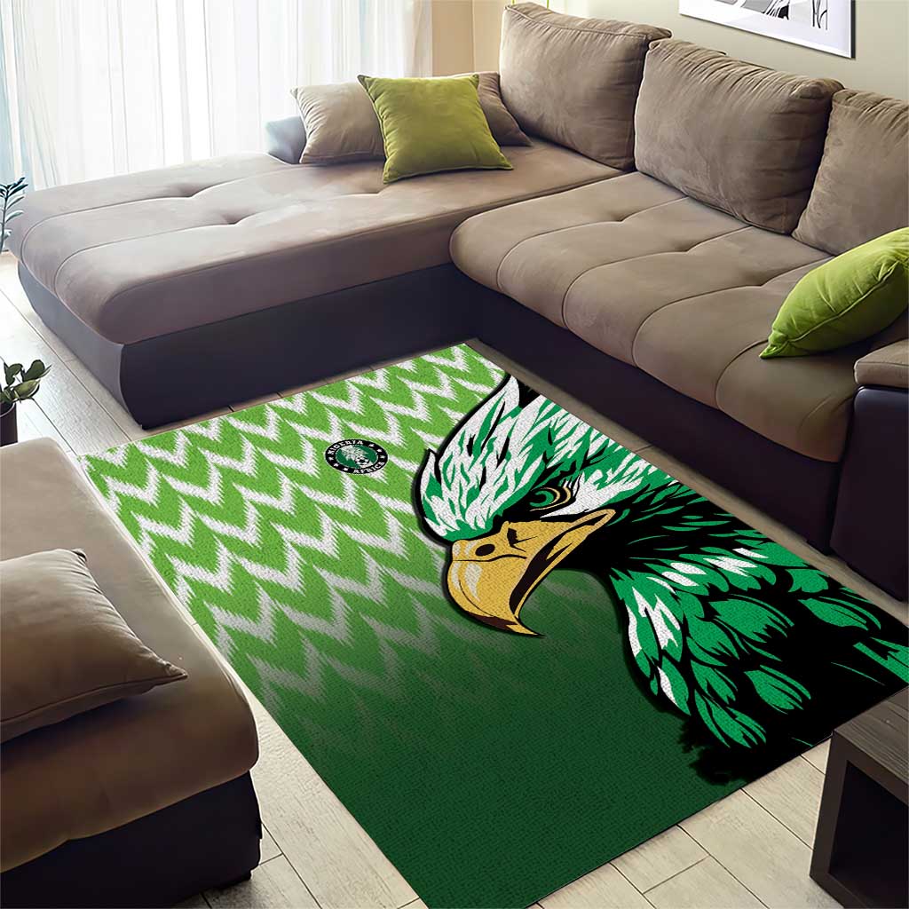 Nigeria Football Area Rug The Super Eagles Rise