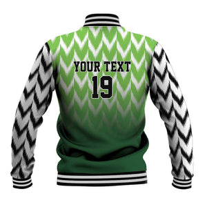 Custom Nigeria Football Baseball Jacket The Super Eagles Rise