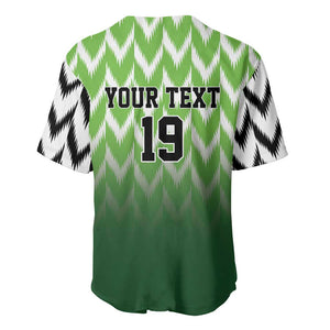 Custom Nigeria Football Baseball Jersey The Super Eagles Rise