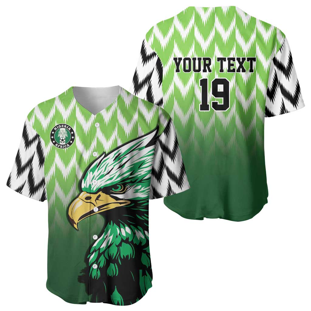 Custom Nigeria Football Baseball Jersey The Super Eagles Rise