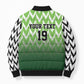 Custom Nigeria Football Bomber Puffer Jacket The Super Eagles Rise