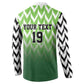 Custom Nigeria Football Button Sweatshirt The Super Eagles Rise