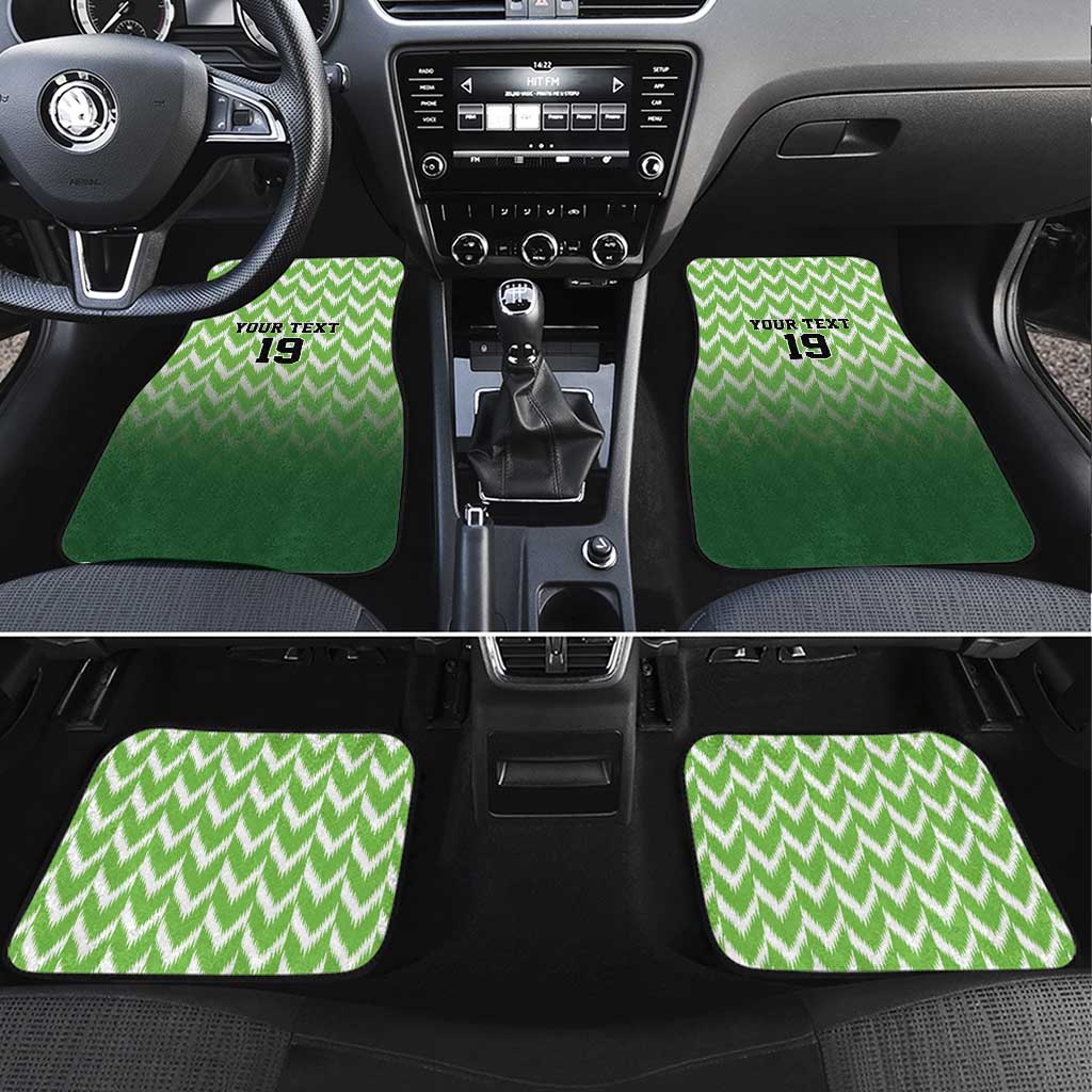 Custom Nigeria Football Car Mats The Super Eagles Rise
