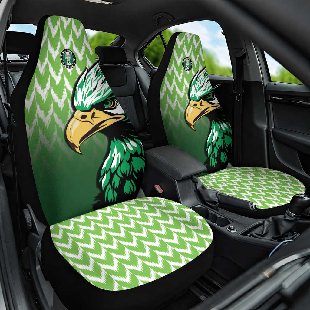 Nigeria Football Car Seat Cover The Super Eagles Rise