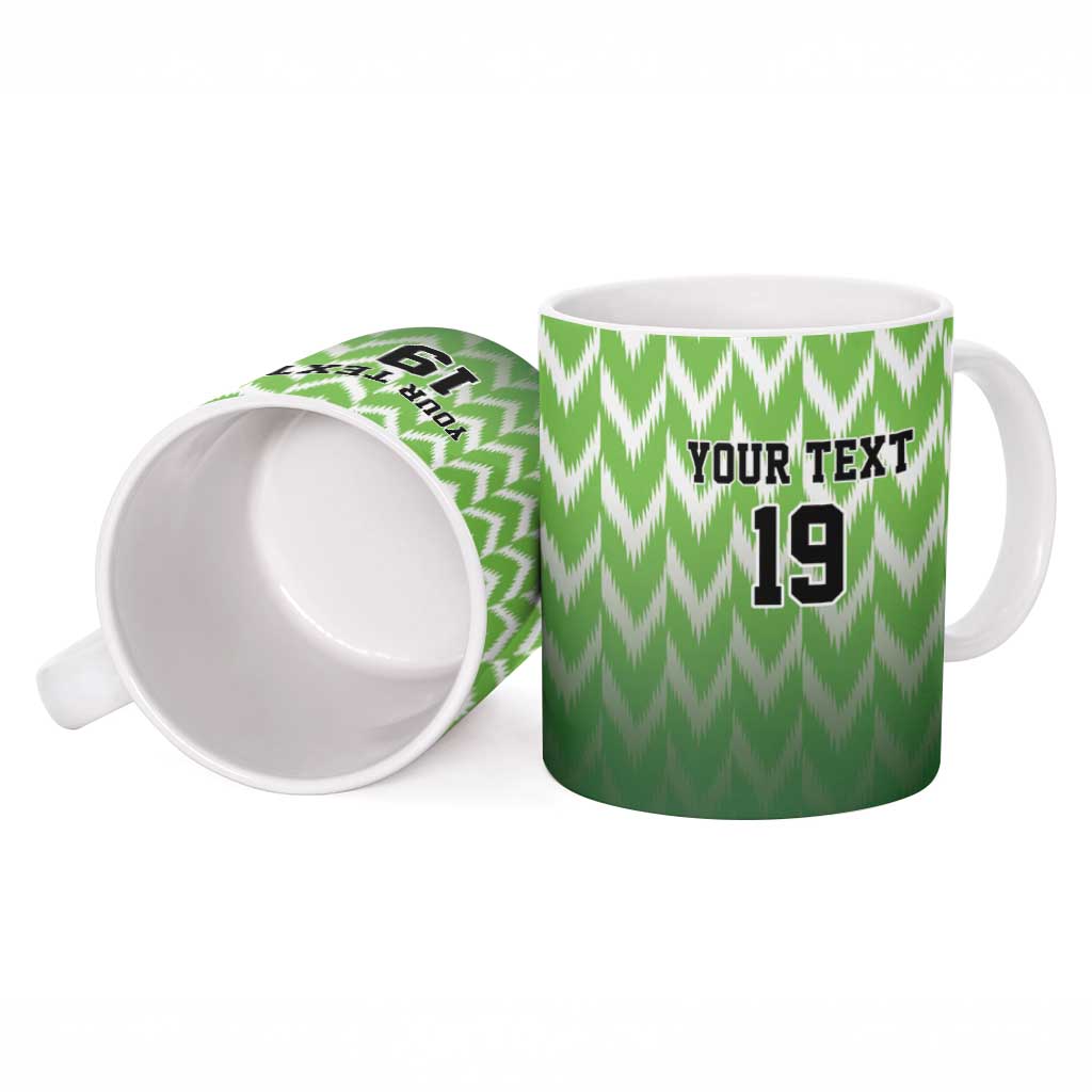 Custom Nigeria Football Ceramic Mug The Super Eagles Rise