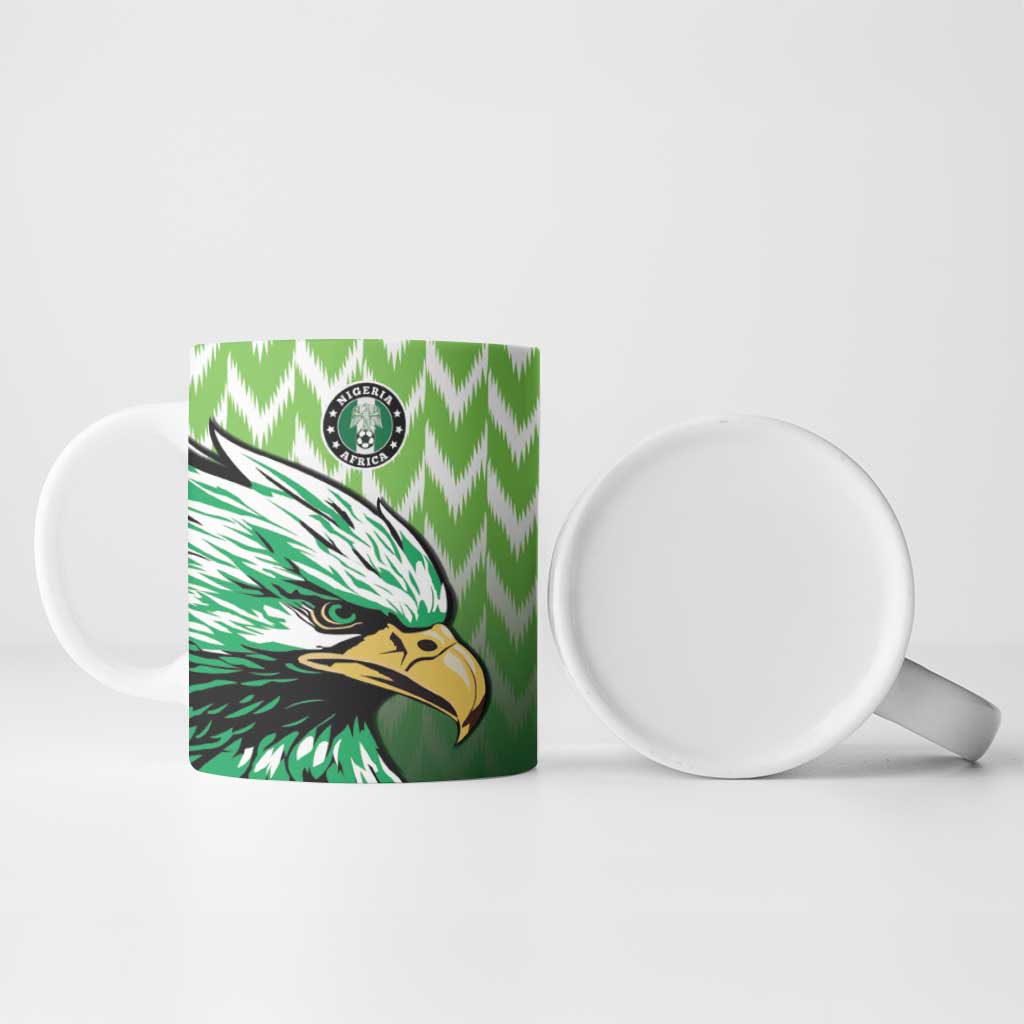 Custom Nigeria Football Ceramic Mug The Super Eagles Rise