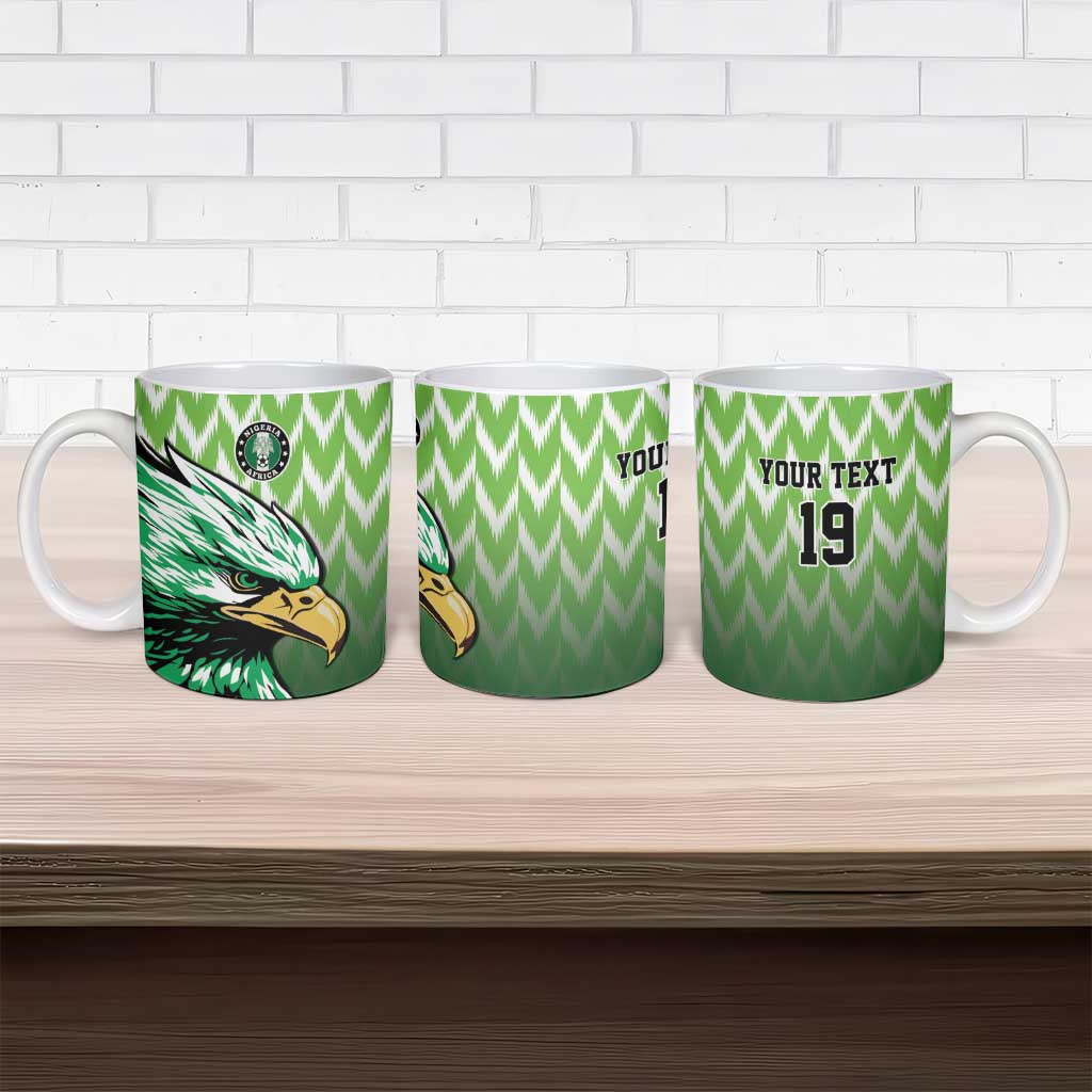 Custom Nigeria Football Ceramic Mug The Super Eagles Rise
