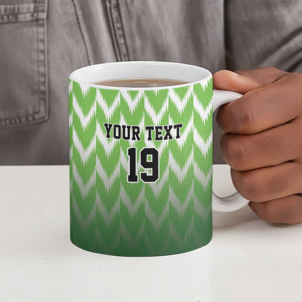Custom Nigeria Football Ceramic Mug The Super Eagles Rise