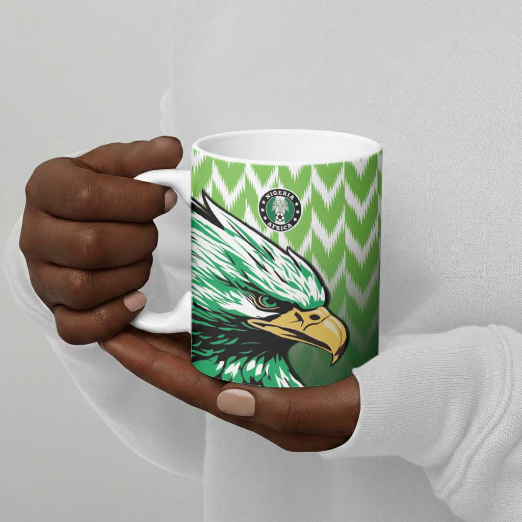 Custom Nigeria Football Ceramic Mug The Super Eagles Rise