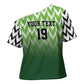 Custom Nigeria Football Cross Shoulder Shirt The Super Eagles Rise