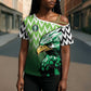 Custom Nigeria Football Cross Shoulder Shirt The Super Eagles Rise