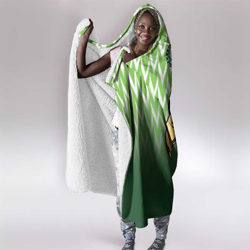 Nigeria Football Hooded Blanket The Super Eagles Rise